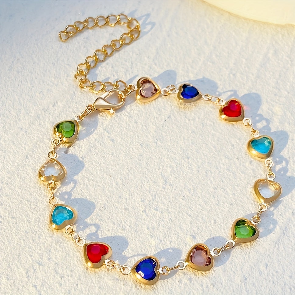 Celly Heart Charm Bracelet