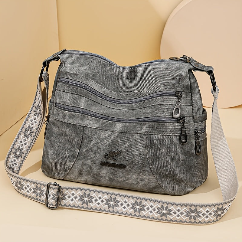 Willow Stonewashed Shoulder Bag