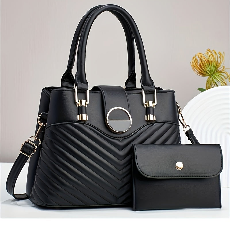 Harper Luxe Leather Purse Set (2PC)
