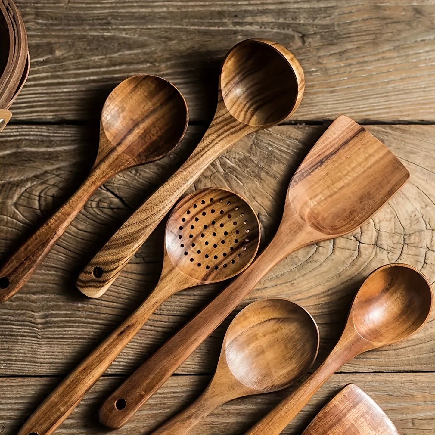 WillowRoot Natural Wooden Kitchen Set