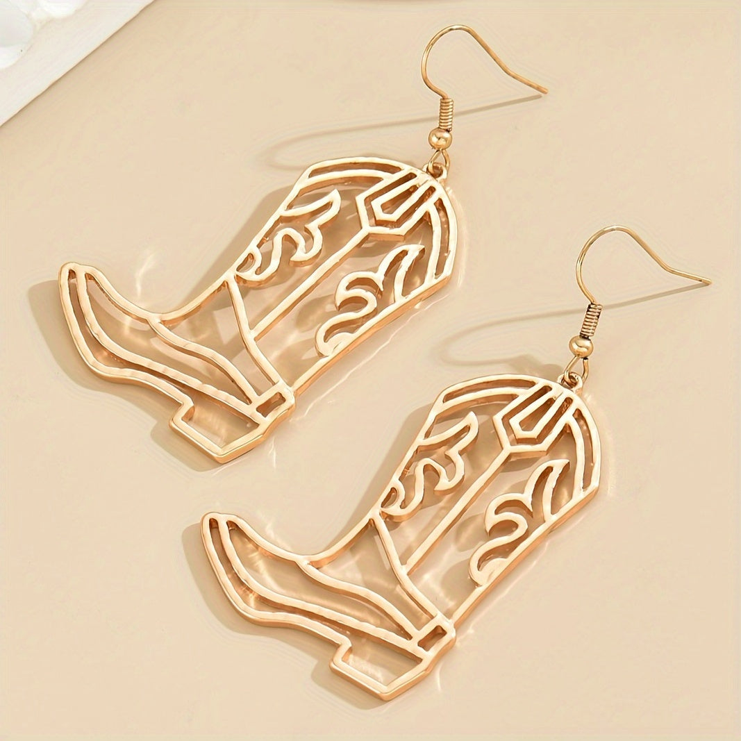 Cowgirl Rodeo Boot Earrings