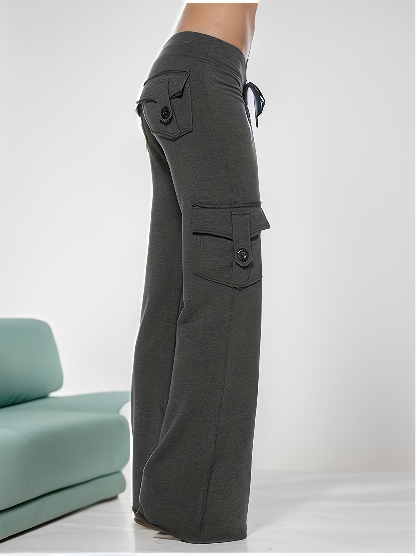 Luna Wide-Leg Cargo Leggings