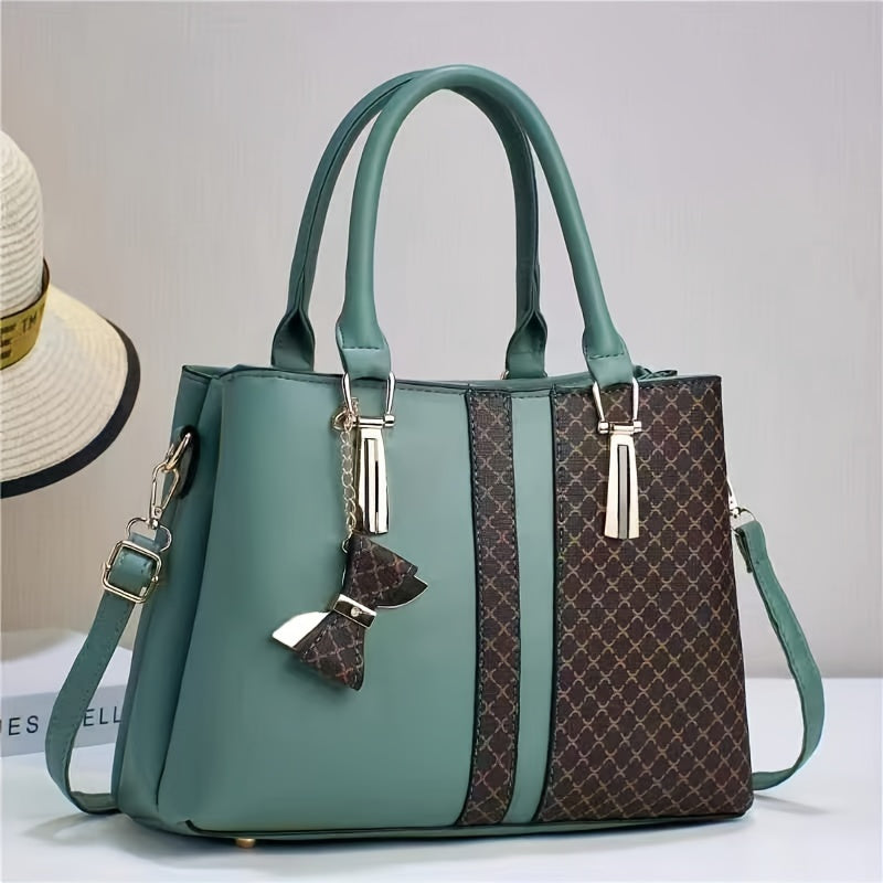 Ellora Plaid Charm Purse