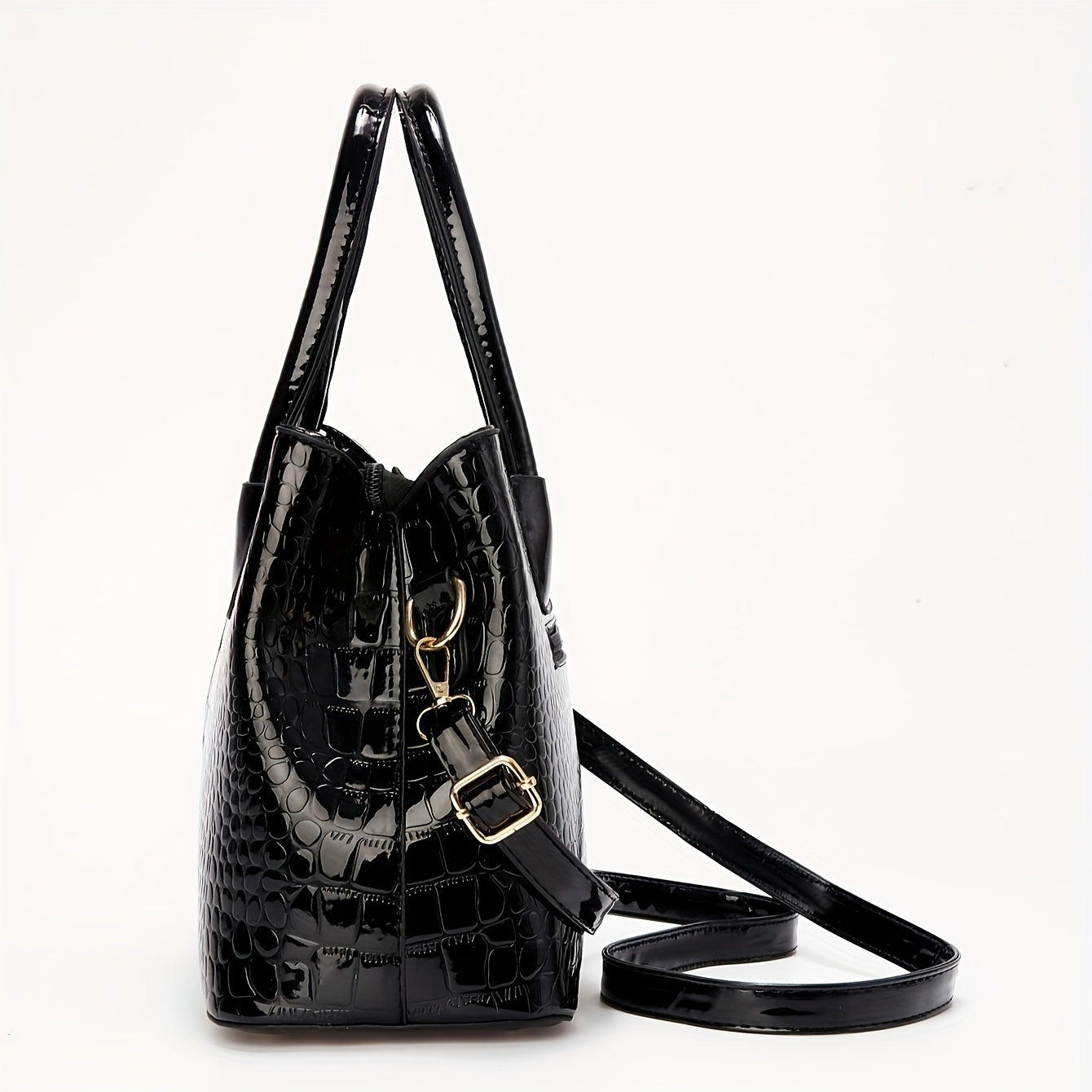 Seraphina Patent Leather Bag Set