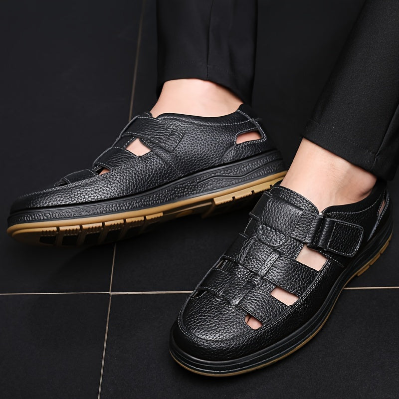 Ellis Tumbled Leather Sandals