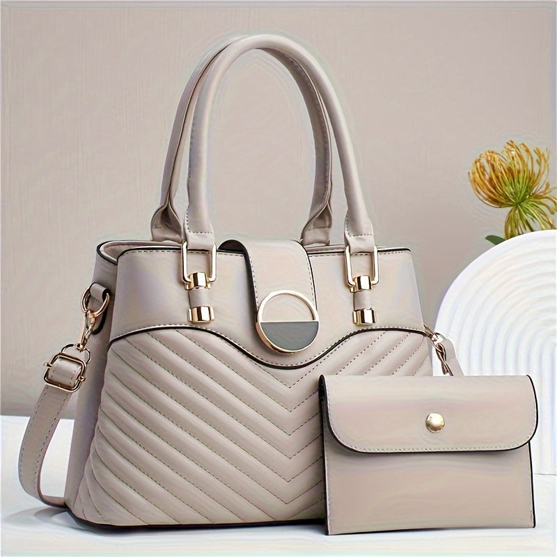 Harper Luxe Leather Purse Set (2PC)