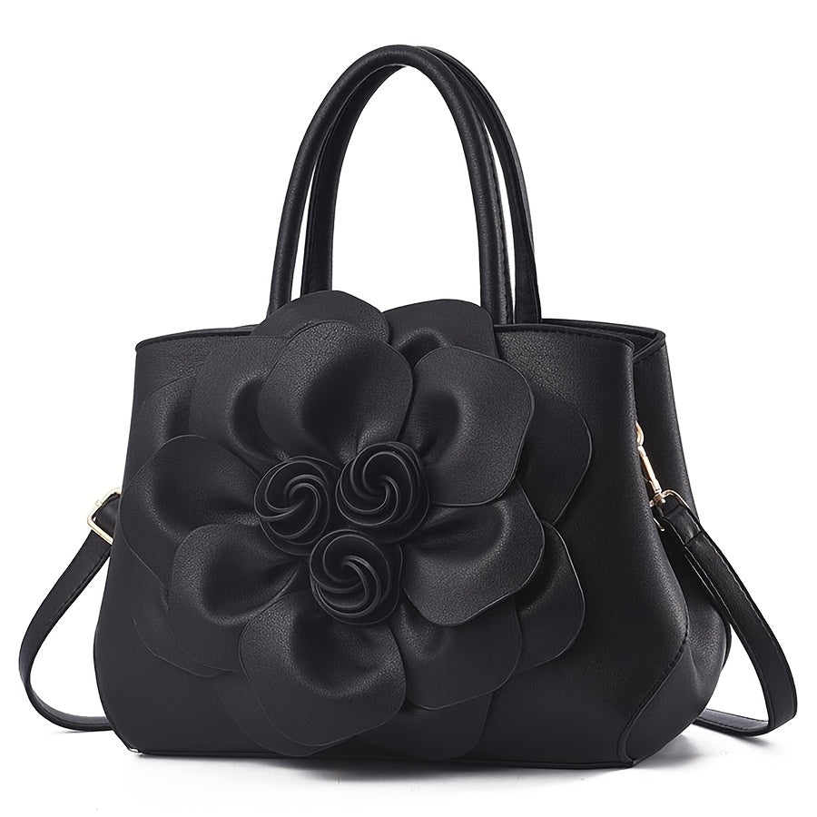 Valentina Sculpted Rose Purse