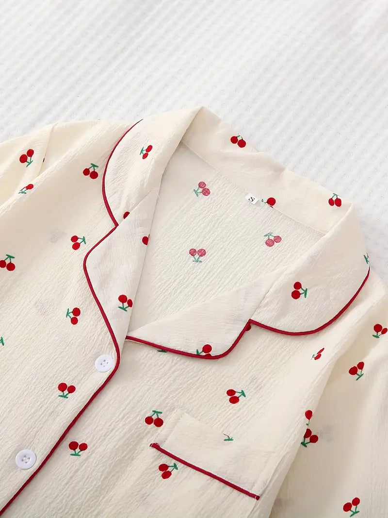 Cherry Bliss Pajama Set
