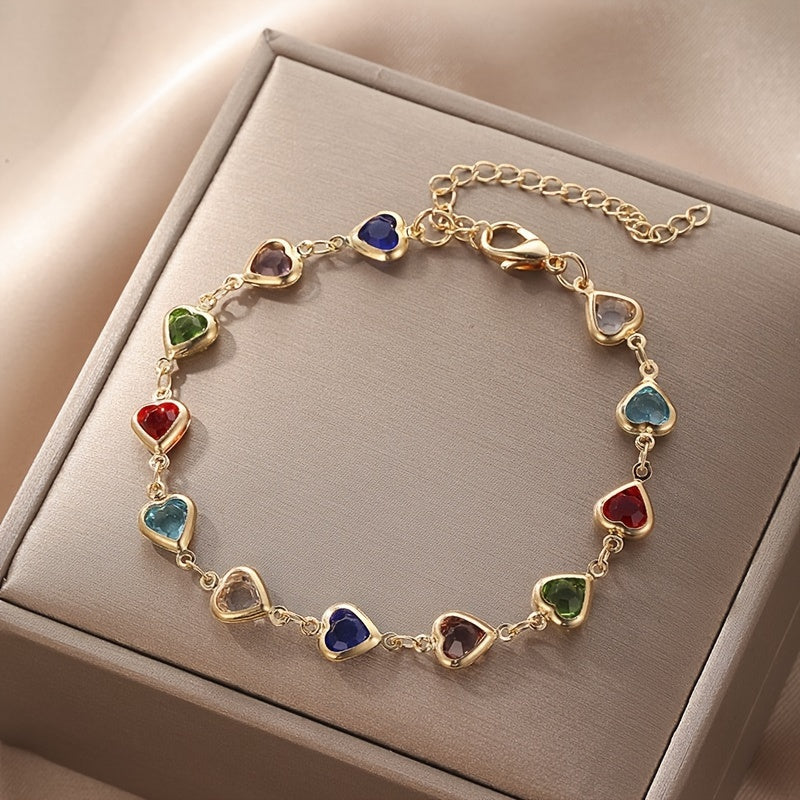Celly Heart Charm Bracelet