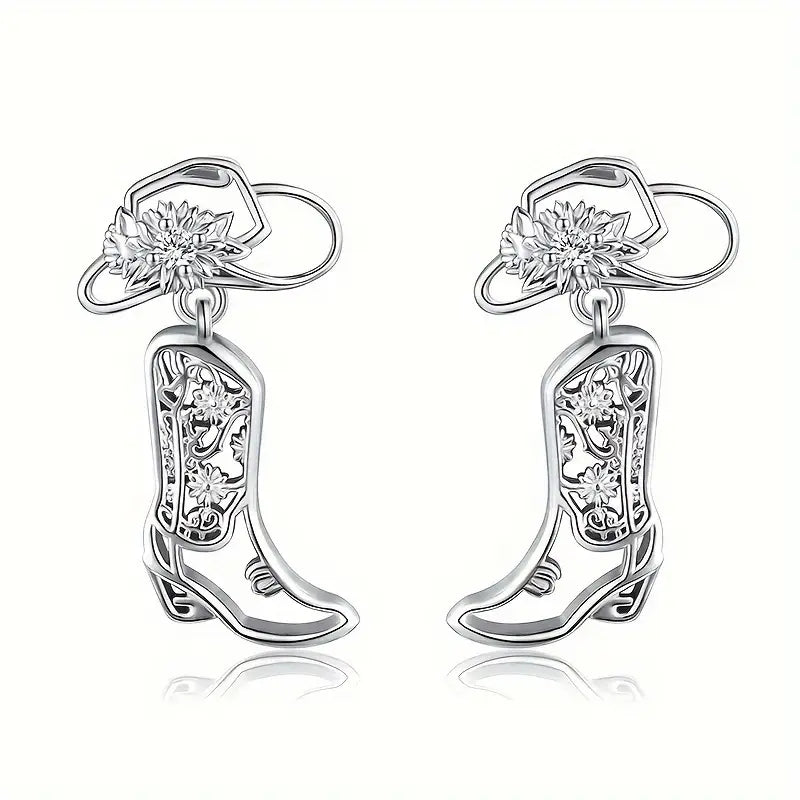 Cowgirl Charm Boot Earrings