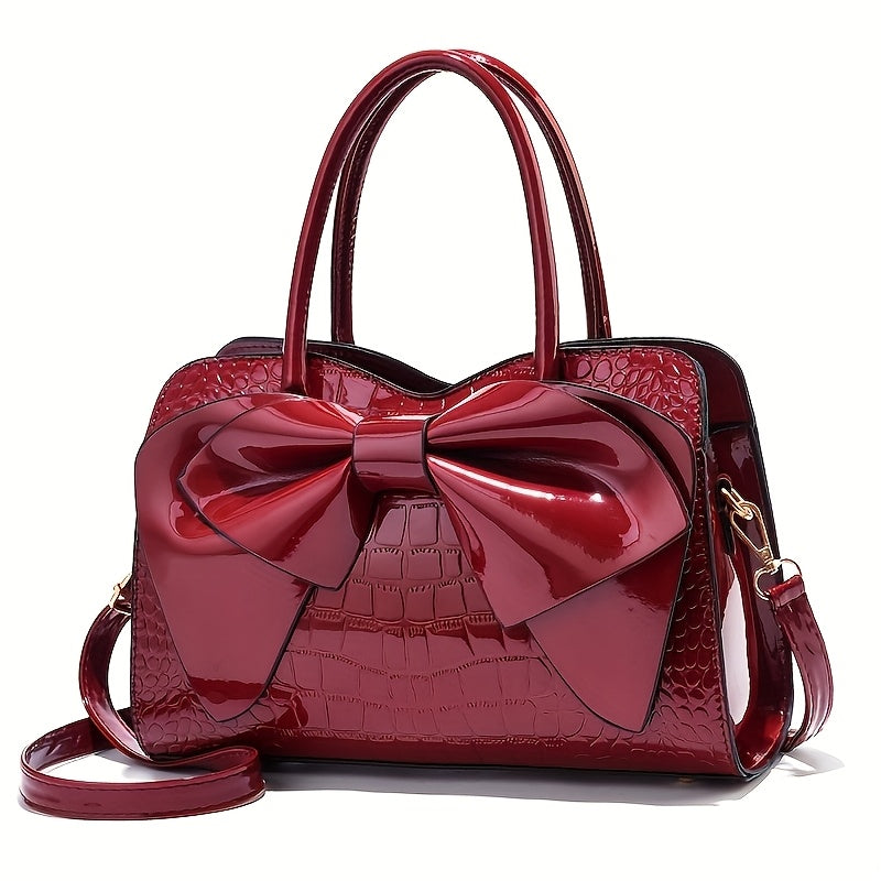 Bellamy Bow Leather Handbag