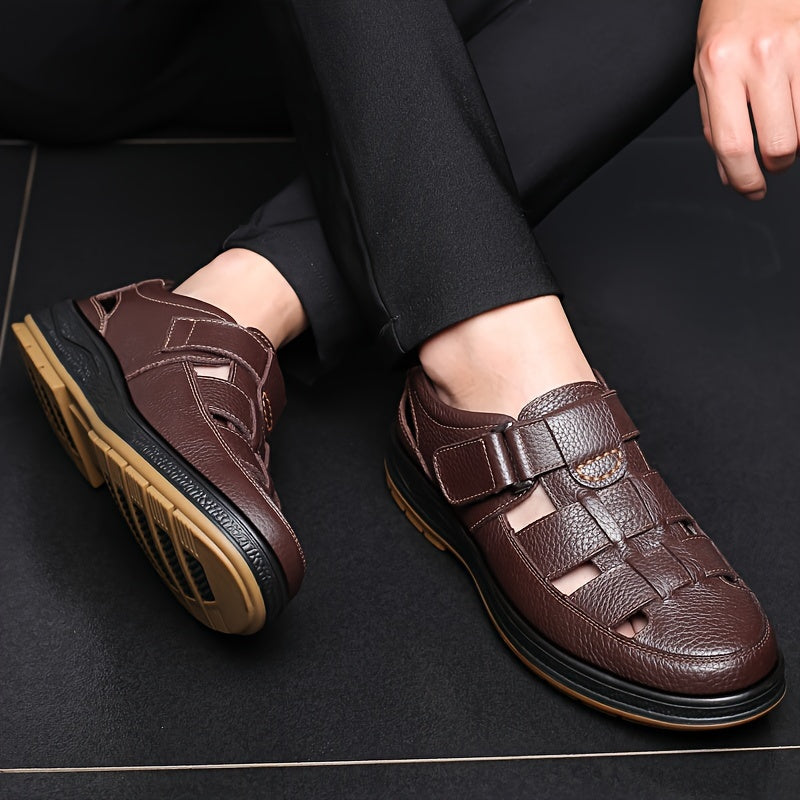 Ellis Tumbled Leather Sandals