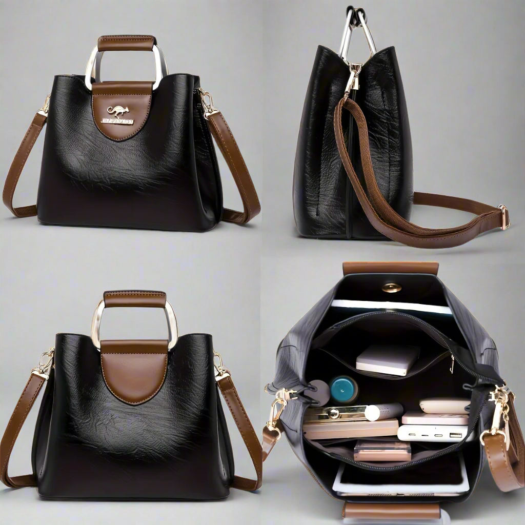 Rowan Signature Leather Handbag