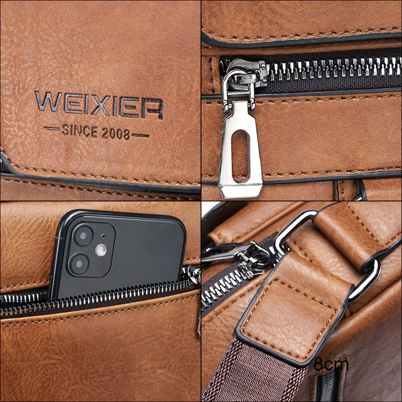 WEIXIER Premium Leather Shoulder Bag