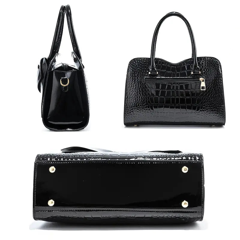 Bellamy Bow Leather Handbag
