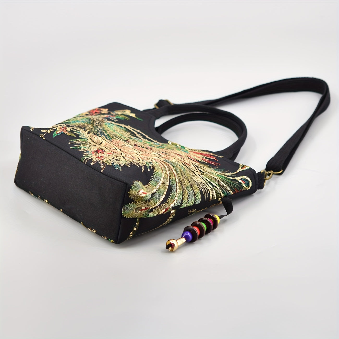 Phoenix Whisper Embroidered Bag