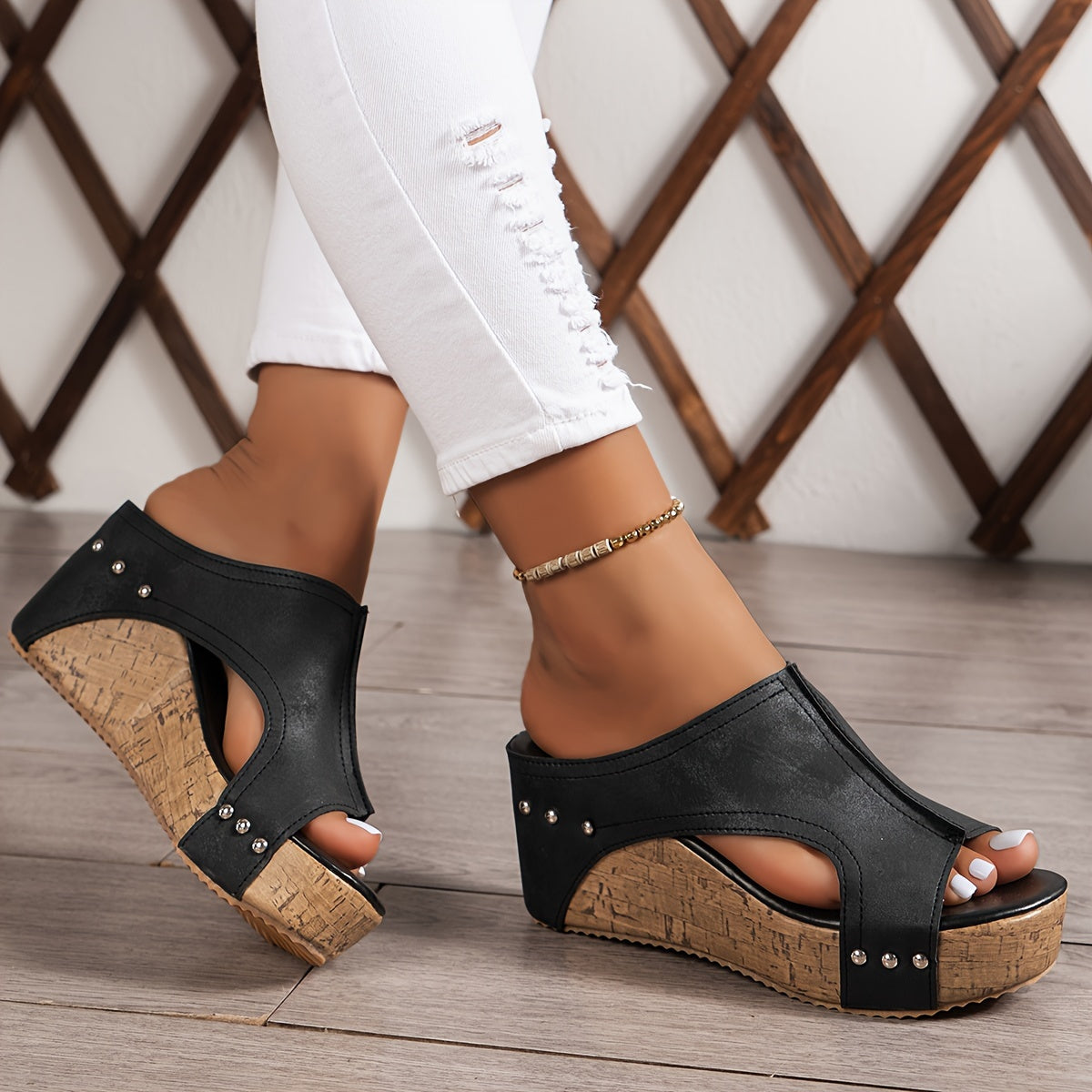 Aspen Oakheel Platform Sandals