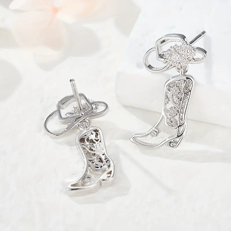 Cowgirl Charm Boot Earrings