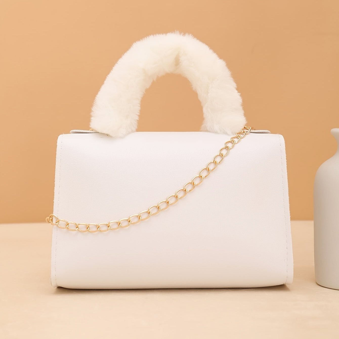 Brielle Leather Fur MiniBag