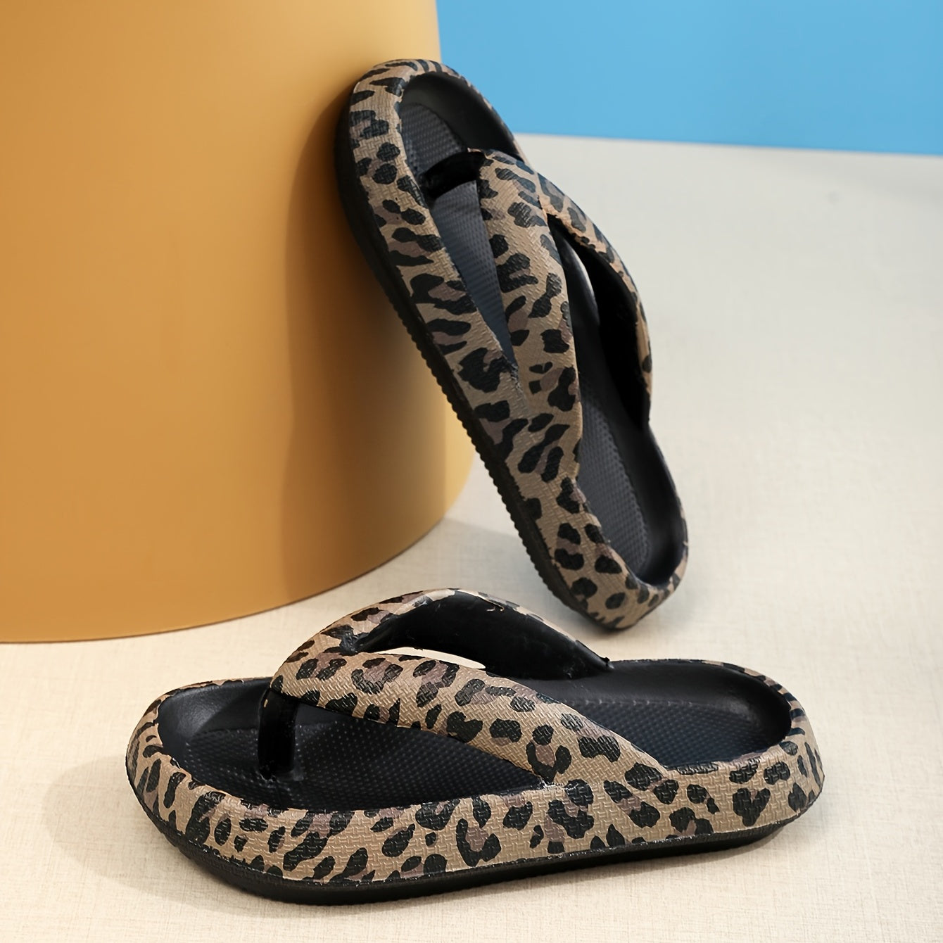 WildStep Leopard Comfort Sandals