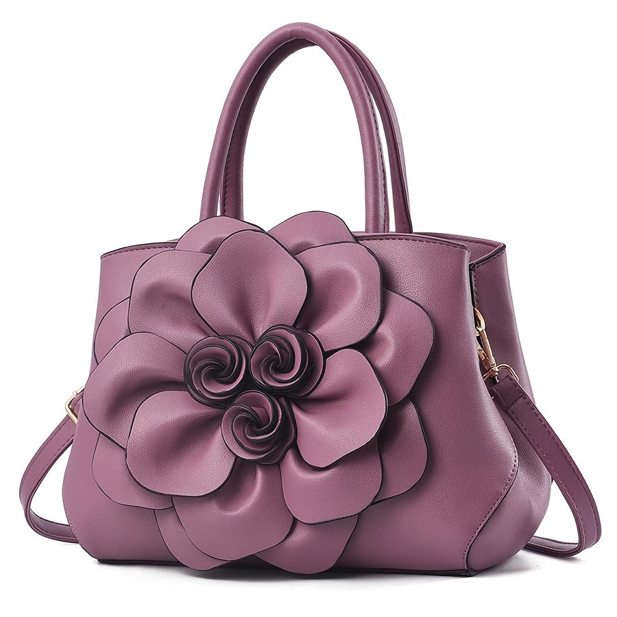 Valentina Sculpted Rose Purse