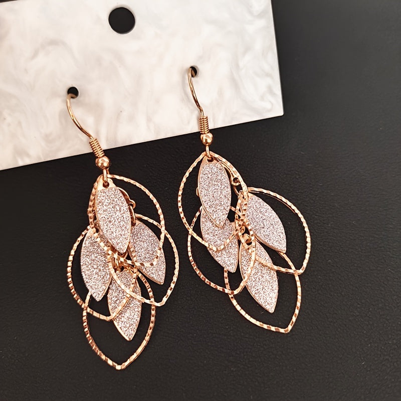 Celeste Leaf Charm Earrings
