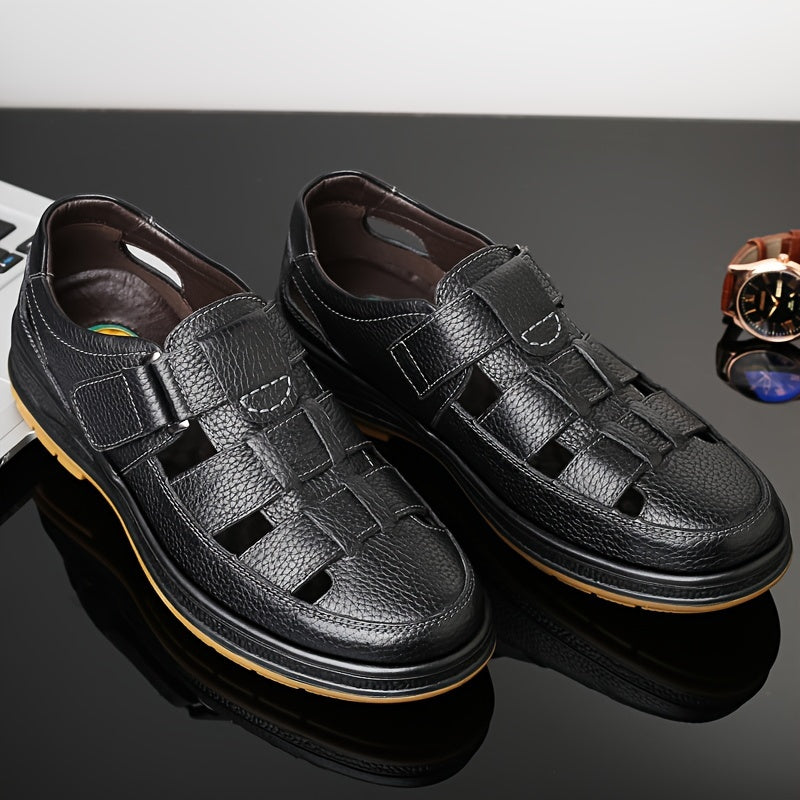 Ellis Tumbled Leather Sandals