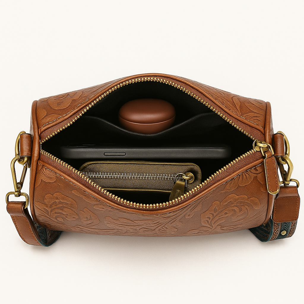 Monroe Bloom Barrel Bag