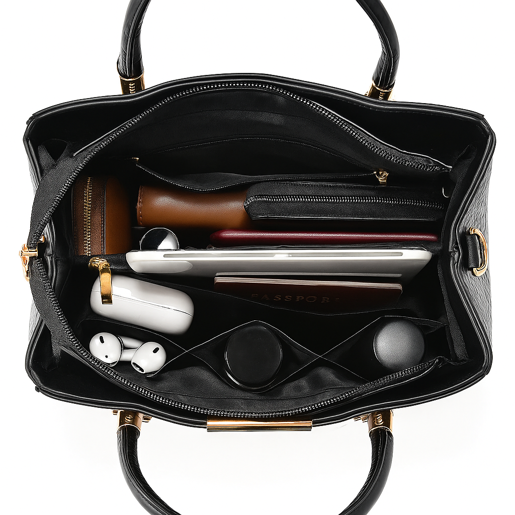 Klara Croc Carryall Purse