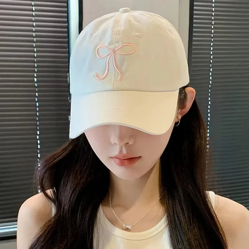 Sweet Charm Bow Adjustable Hat