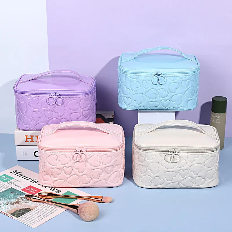HeartBloom Makeup Bag Set (3PC)