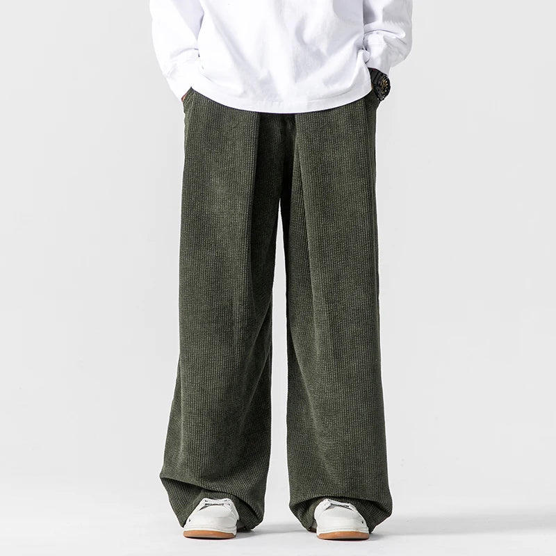 LAURO BAGGY CORDUROY PANTS