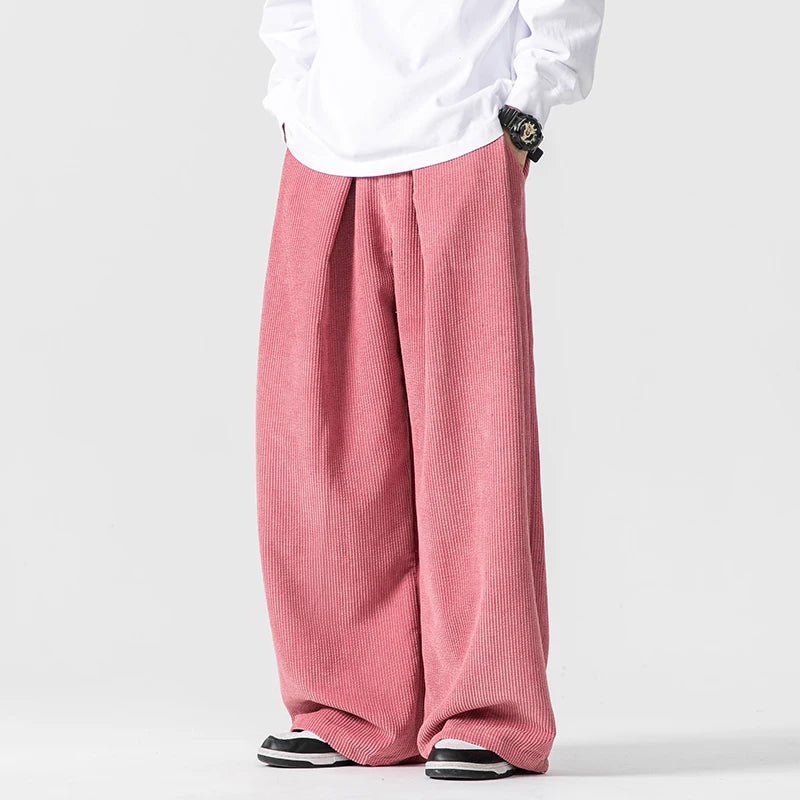 LAURO BAGGY CORDUROY PANTS