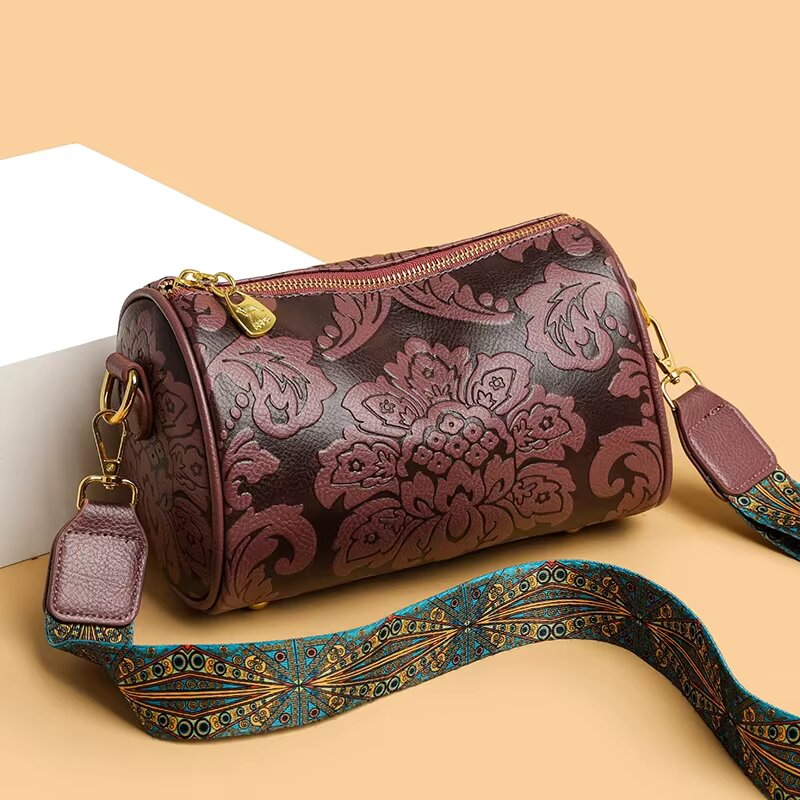 Monroe Bloom Barrel Bag