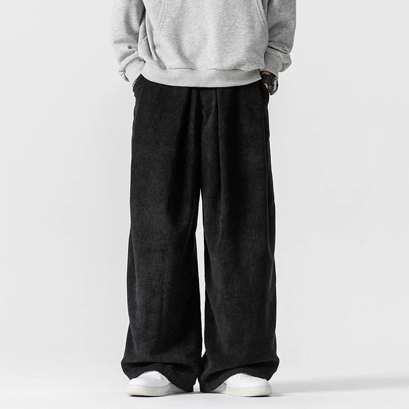 LAURO BAGGY CORDUROY PANTS