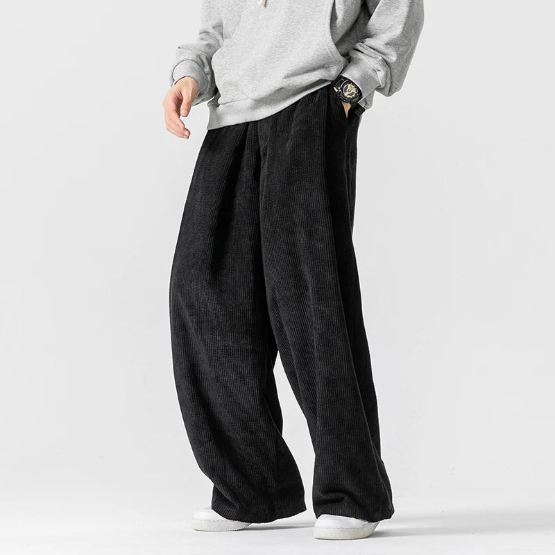 LAURO BAGGY CORDUROY PANTS