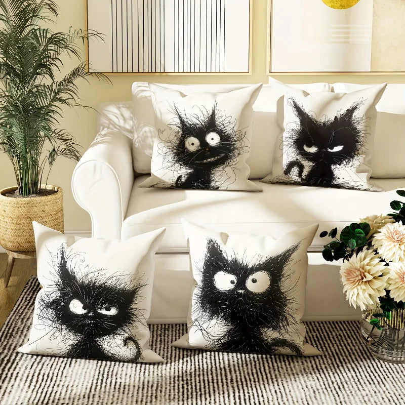 Purrfect Pillow Covers (4pc)