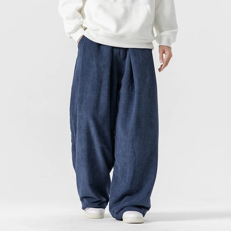 LAURO BAGGY CORDUROY PANTS