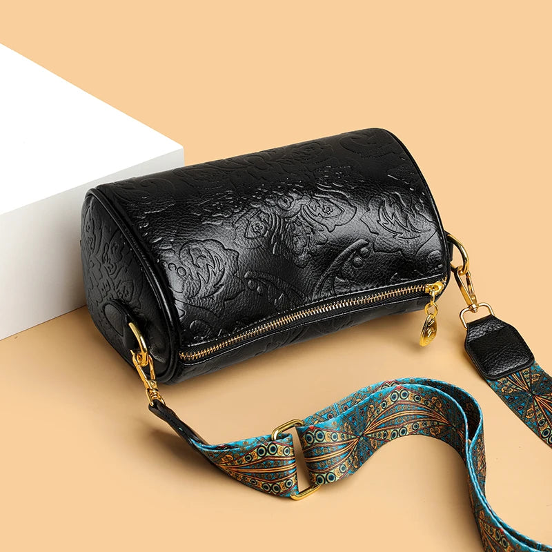 Monroe Bloom Barrel Bag