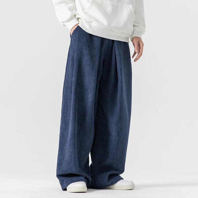 LAURO BAGGY CORDUROY PANTS