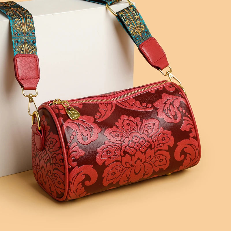 Monroe Bloom Barrel Bag