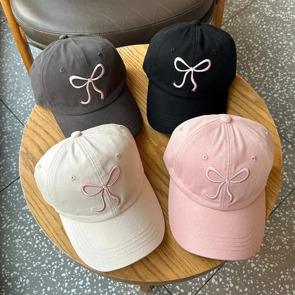 Sweet Charm Bow Adjustable Hat