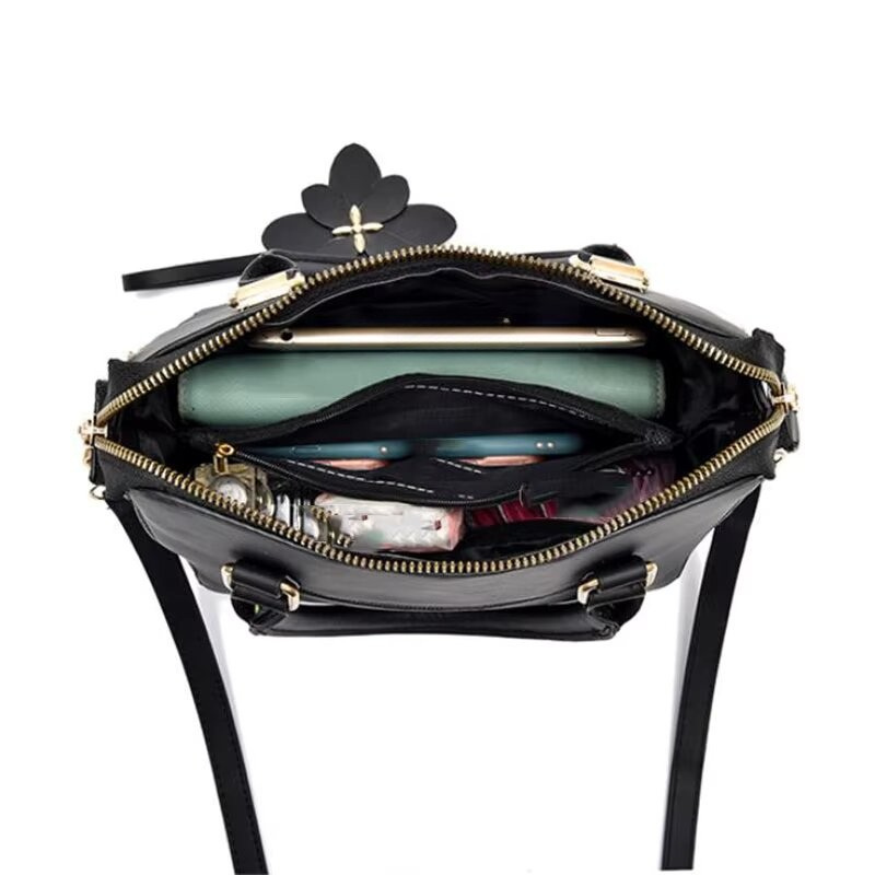 Camellia Bloom Handbag & Wallet Set