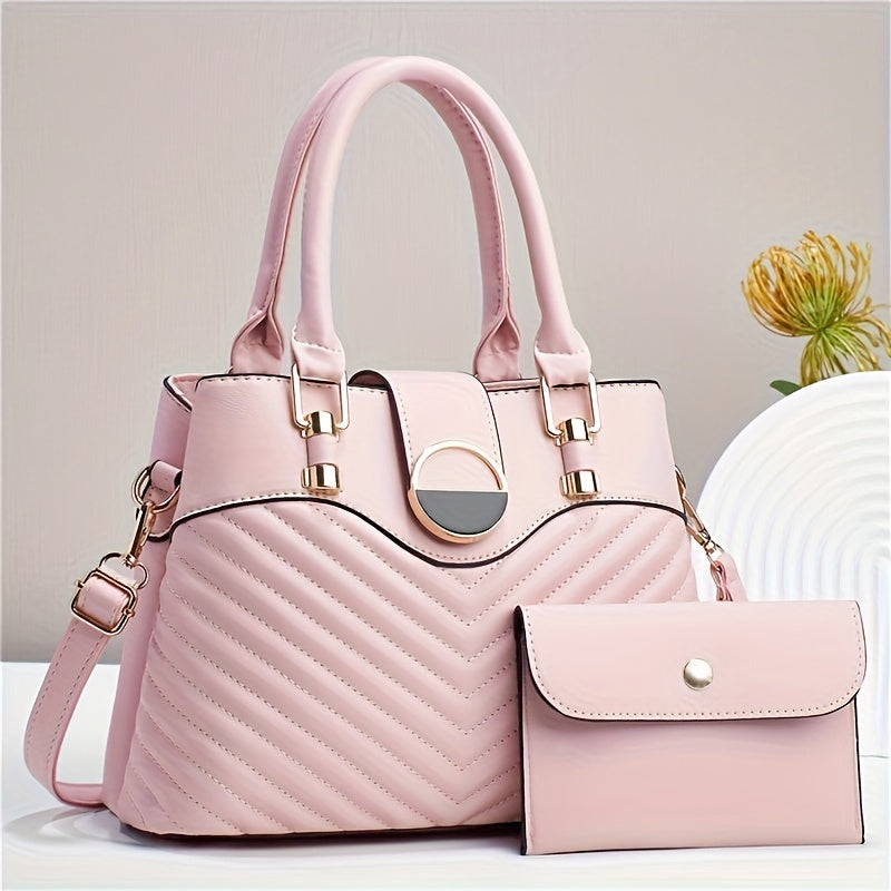 Harper Luxe Leather Purse Set (2PC)