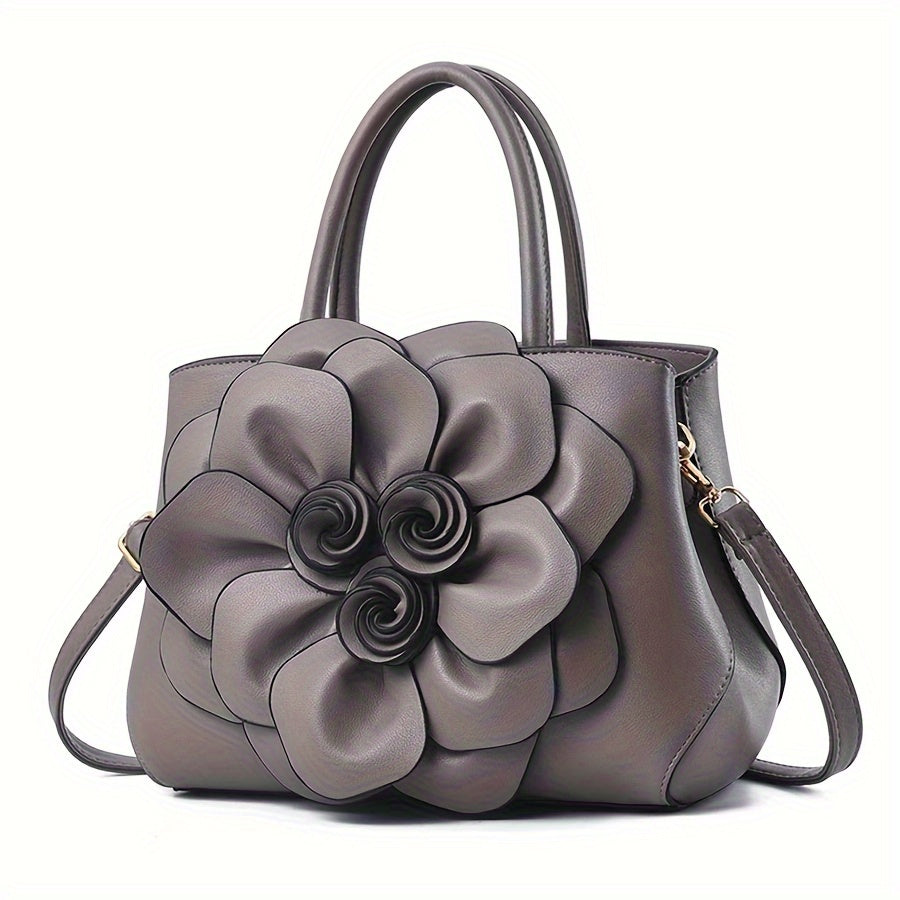 Valentina Sculpted Rose Purse