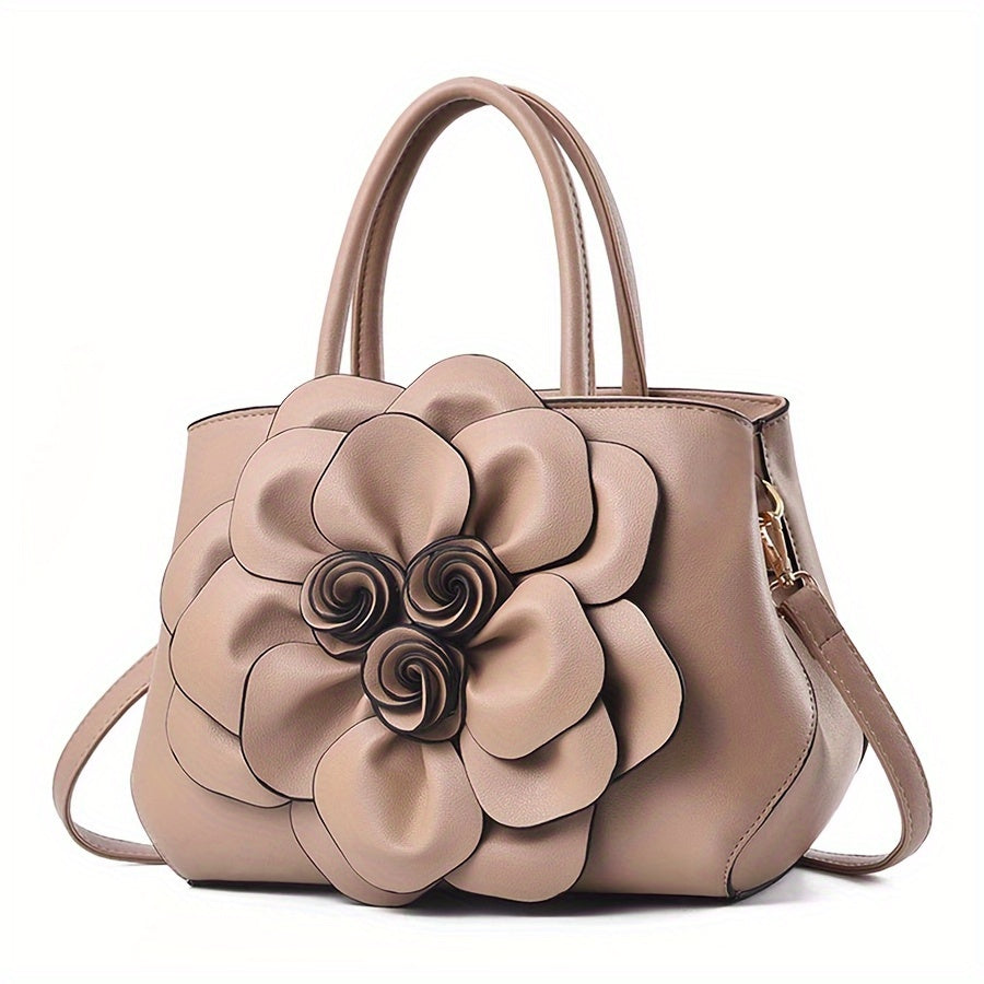 Valentina Sculpted Rose Purse
