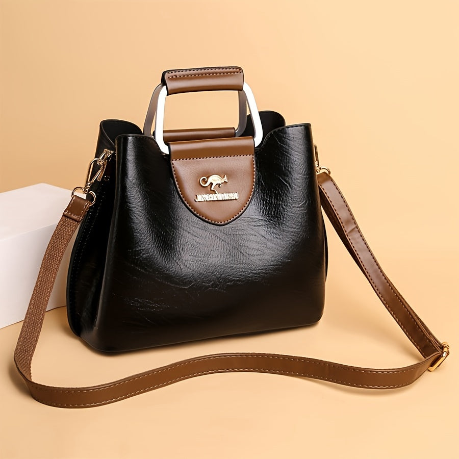 Rowan Signature Leather Handbag