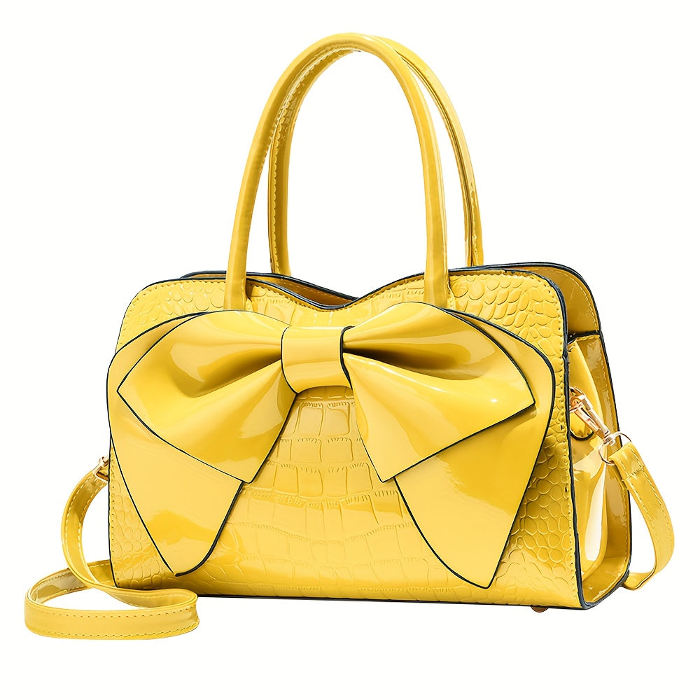 Bellamy Bow Leather Handbag