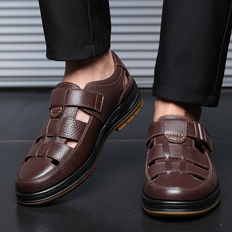 Ellis Tumbled Leather Sandals