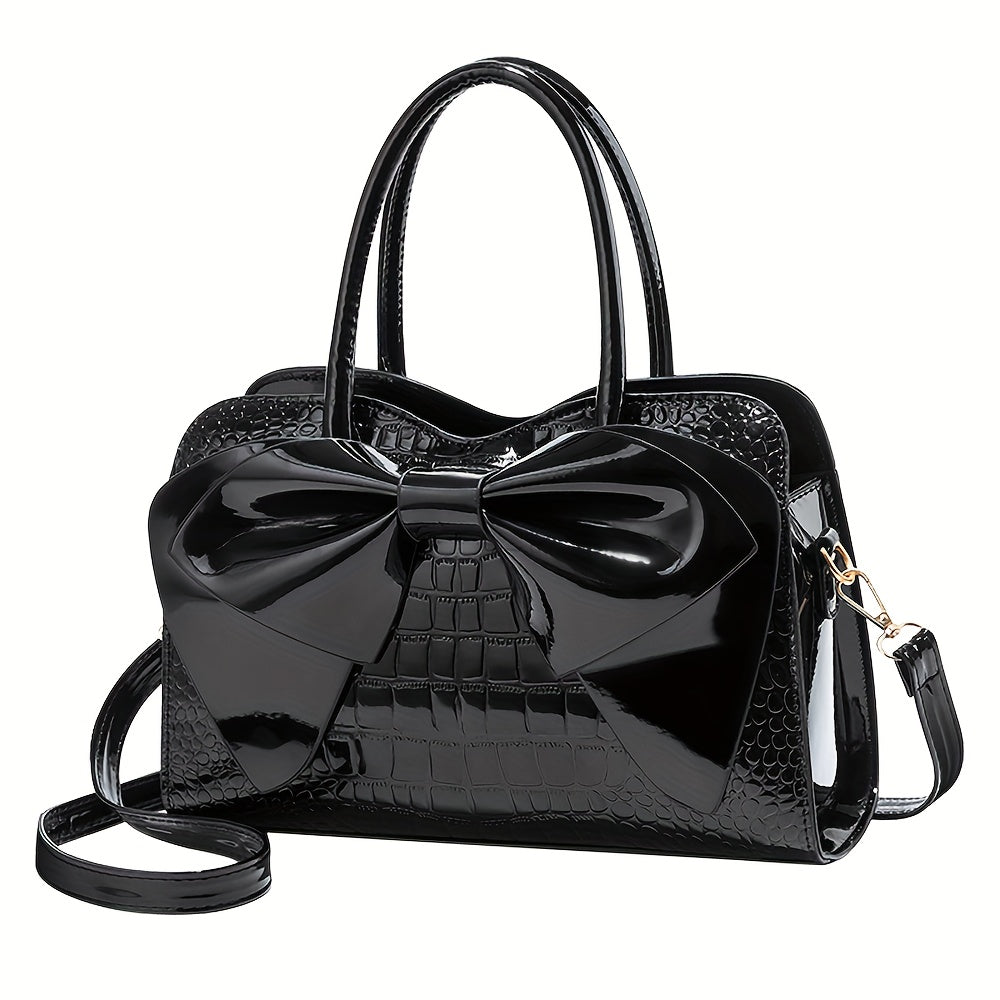 Bellamy Bow Leather Handbag
